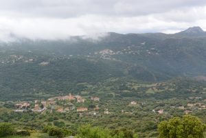 Vue villages balagne de Sant'Antonio